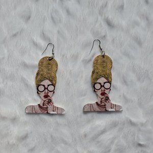 Yellow Headwrapped Beauty